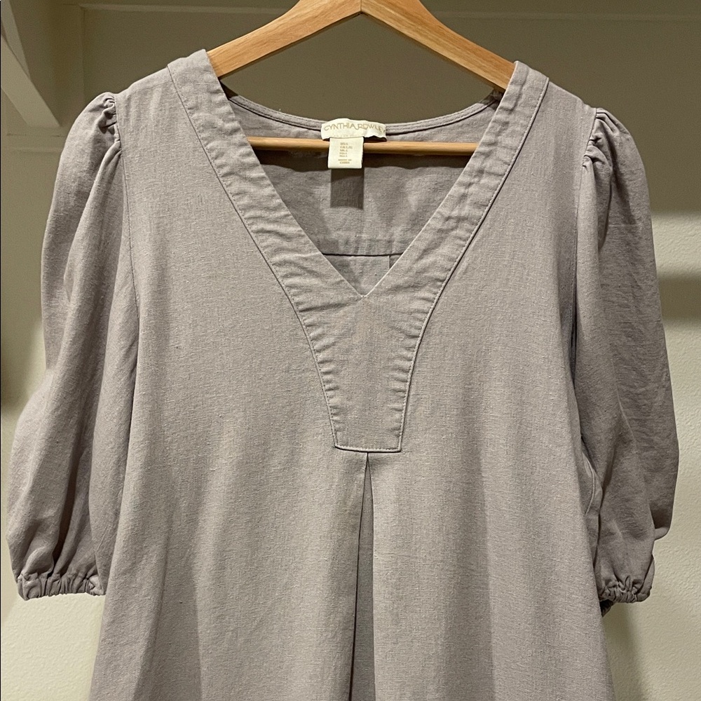 Cynthia Rowley Light Gray High Low Dress - Picture 3 of 6